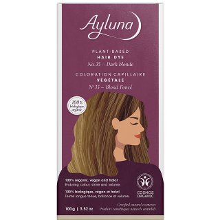 ayluna plant based hair dye dark blonde non toxic hair dye organic