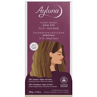 ayluna plant based hair dye dark blonde non toxic hair dye organic