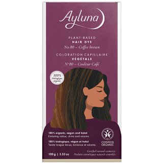 ayluna plant based hair dye coffee brown vegan