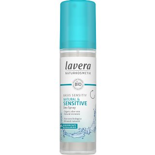 lavera basis sensitive natural and sensitive deo spray natural deodorant