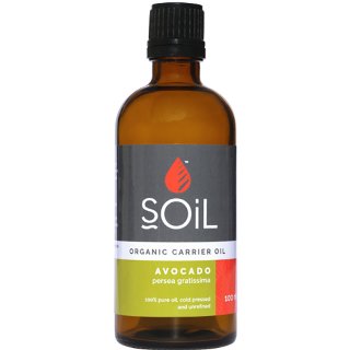 soil organic carrier oil avocado stretch marks body oil