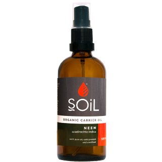 soil organic carrier oil neem antibacterial acne treatment