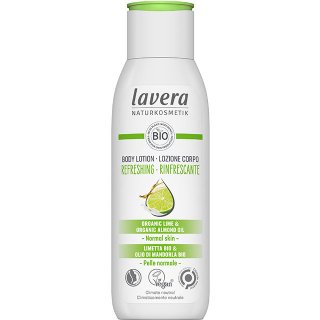 lavera refreshing body lotion lime almon