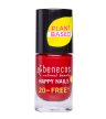 benecos nail polish cherry red plant based