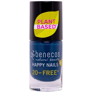 benecos nail polish nordic blue plant based