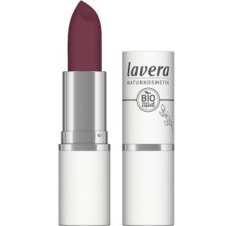 lavera velvet matt lipstick royal cassis bold lipstick organic