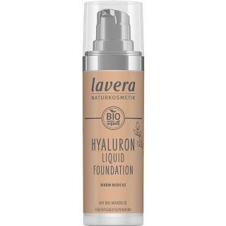 lavera hyaluron liquid foundation warm nude organic foundation