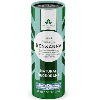 ben anna soda deodorant mint natural soda organic