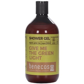 benecos bio green tea shower gel organic body wash vegan