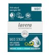 lavera anti ageing night cream with q10 basis sensitive