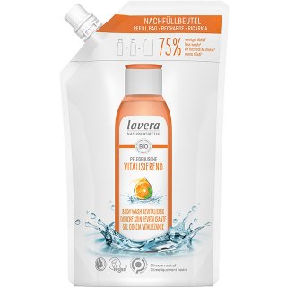 lavera revitalising body wash refill plastic waste shower gel