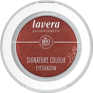 lavera signature colour eyeshadow red ochre vegan eyeshadow