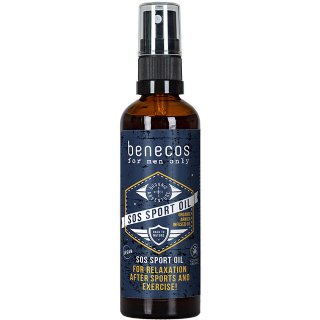 benecos mens sos sport oil arnica oil massage oil vegan