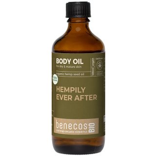 benecos bio body oil hemp seed oil hemp body oil organic