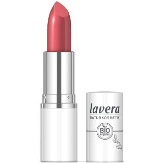 lavera cream glow lipstick watermelon pink lipstick organic