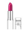 lavera cream glow lipstick pink universe pink lipstick