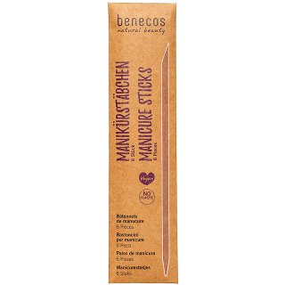 benecos birch wood manicure sticks vegan plastic free