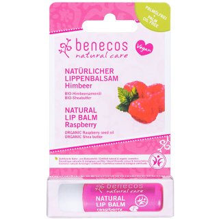 benecos natural lip balm raspberry natural lip care