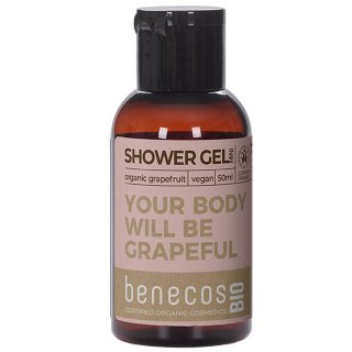 benecos bio shower gel grapefruit travel size organic