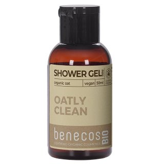 benecos bio shower gel oat mini organic vegan