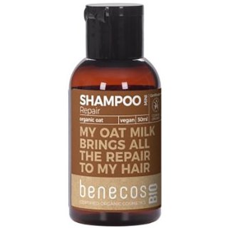 benecos bio repair shampoo oat mini shampoo organic