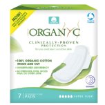 organyc organic cotton sanitary pad super flow and overnight