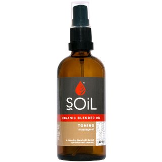 soil organic massage oil toning aromatherapy body oil vegan