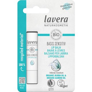 lavera basis sensitive lip balm natural lip balm organic