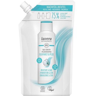 lavera basis sensitiv moisture and care shampoo refill organic