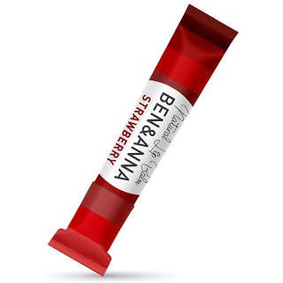 ben anna strawberry lip balm vegan lip balm plastic free