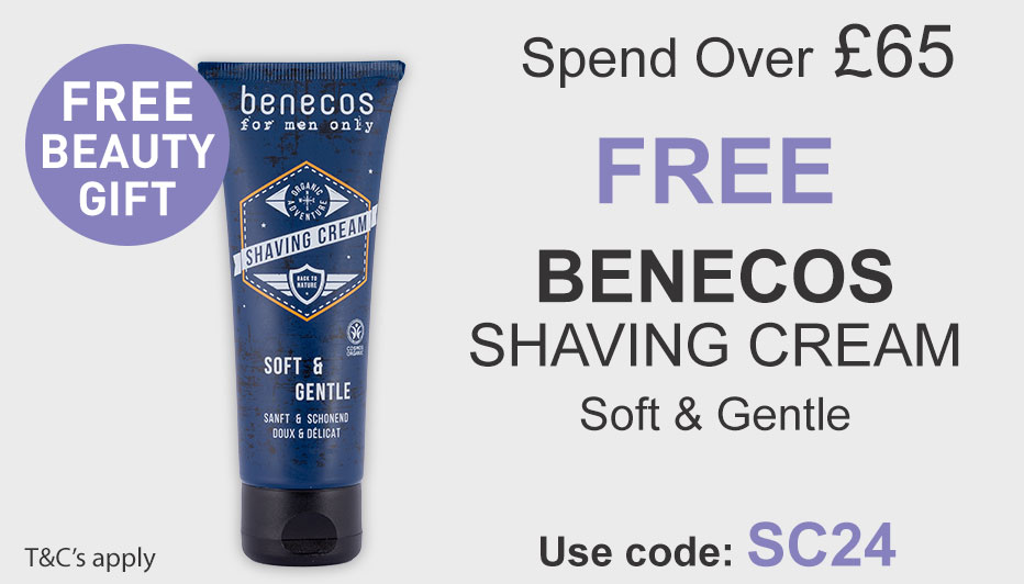 All Natural Me Spend Over 65 and Get a Free Benecos men Shaving Cream. Use Code: SC24 at checkout