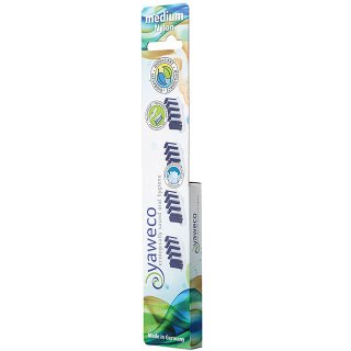 yaweco biobased nylon medium refill toothbrush heads