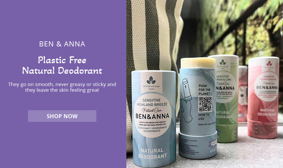 Ben and Anna Plastic Natural 100% Natural Deodorants