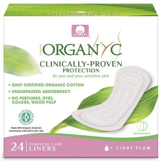 organyc organic cotton pantyliners organic sanitary pads