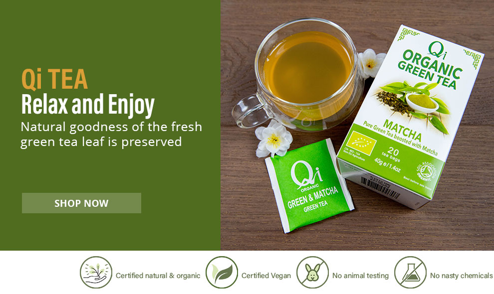 Qi Teas Green Tea, Organic Green Teas