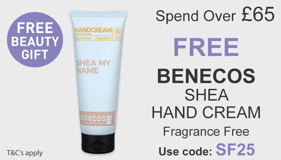All Natural Me Spend Over 65 and Get a Free Benecos Shea Hand Cream. Use Code WF25 at checkout