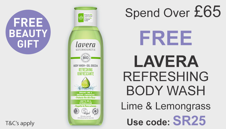 All Natural Me Spend Over 65 and Get a Free Lavera Refreshing Body Wash. Use Code SR25 at checkout