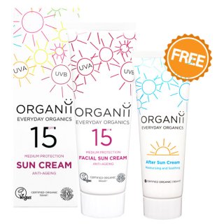 All Natural Me Special Offer Organii Free Aftersun Spf15 Sun Cream