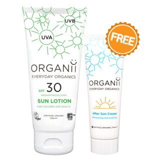 All Natural Me Special Offer Organii Free Aftersun Spf30 Sun Lotion