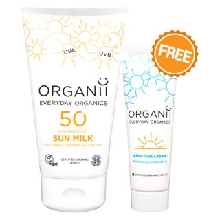 All Natural Me Special Offer Organii Free Aftersun Spf50 Sun Milk