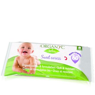 organyc sweet caress organic cotton baby wipes