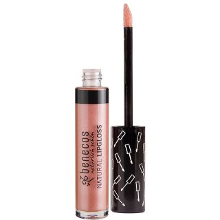 benecos natural lipgloss rose natural pink lipgloss