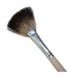 kost kamm fan shaped brush soft bristle